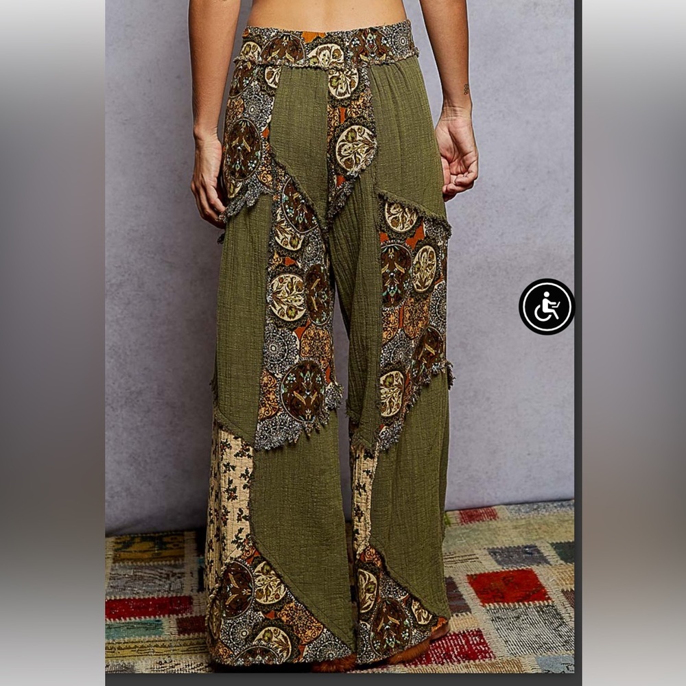 POL Patchwork Pants - Picture 3 of 7